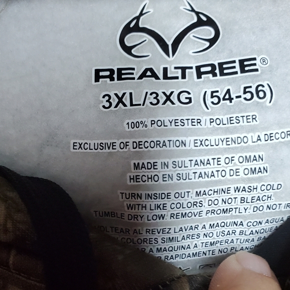 Realtree Camoflouge Men's Sweatshirt 3XL - Picture 3 of 4